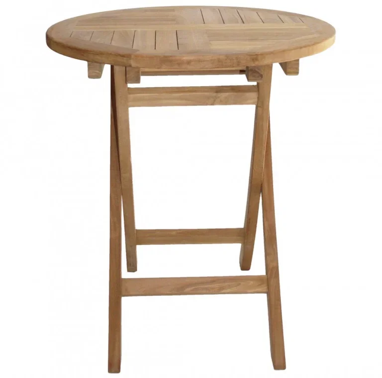 Kafébord Teak Ø70 cm