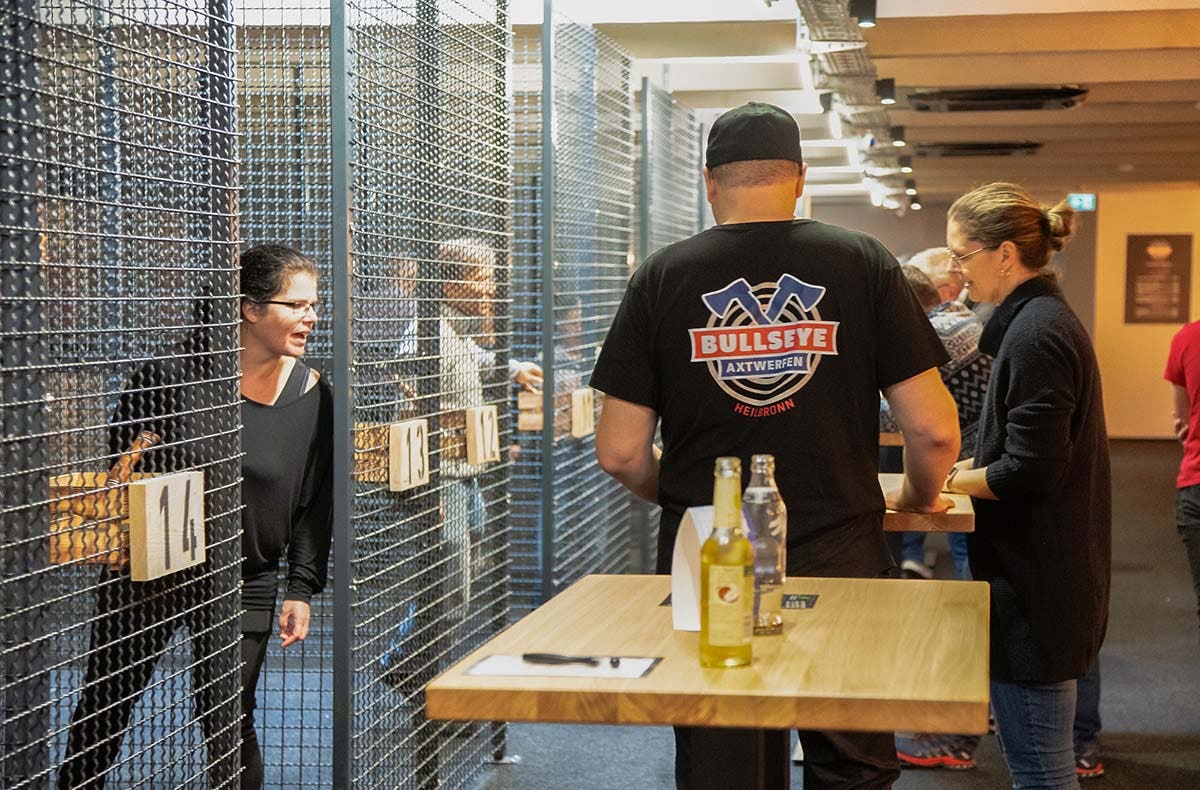 Axtwerfen Heilbronn (Indoor) für 4