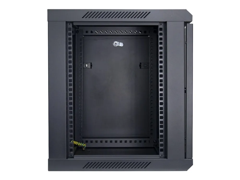 Inter-Tech SMA-6409 - Kabinet - vægmonterbar - sort, RAL 9005 - 9U - 19