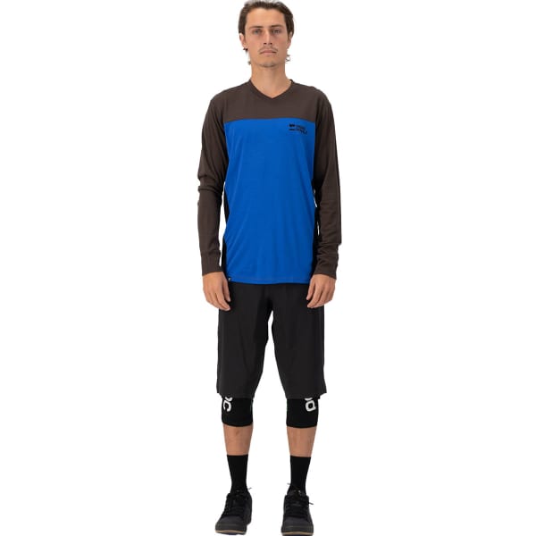 T-shirt thermique MONS ROYALE REDWOOD ENDURO VLS CEDAR/COBALT/BLACK