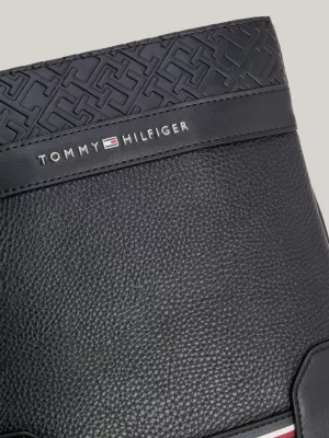 Bolsa transversal pequena com relevo