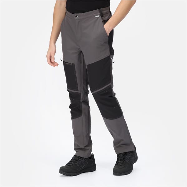 Pantalon randonnée REGATTA QUESTRA IV DARK GREY/BLACK
