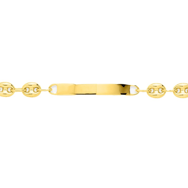Gourmette mixte - Or 18 Carats