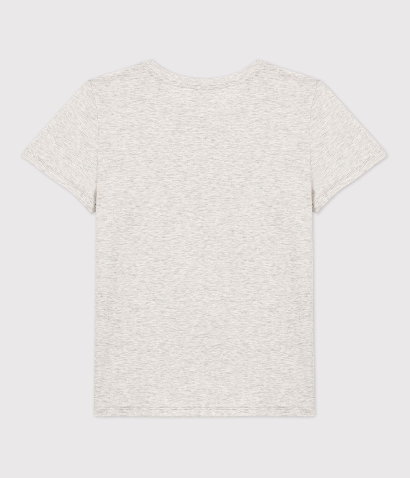 Tee-shirt LE DROIT col rond en coton bio Femme