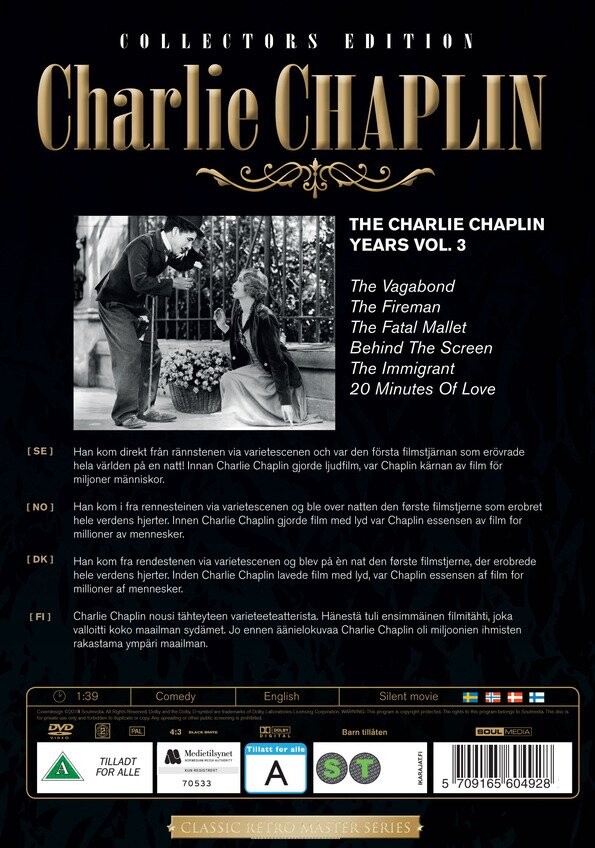 Charlie Chaplin - The Chaplin Years Vol. 3 - DVD