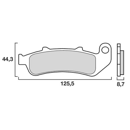 Plaquettes de freins Brembo Sinter Métal Fritté avant
