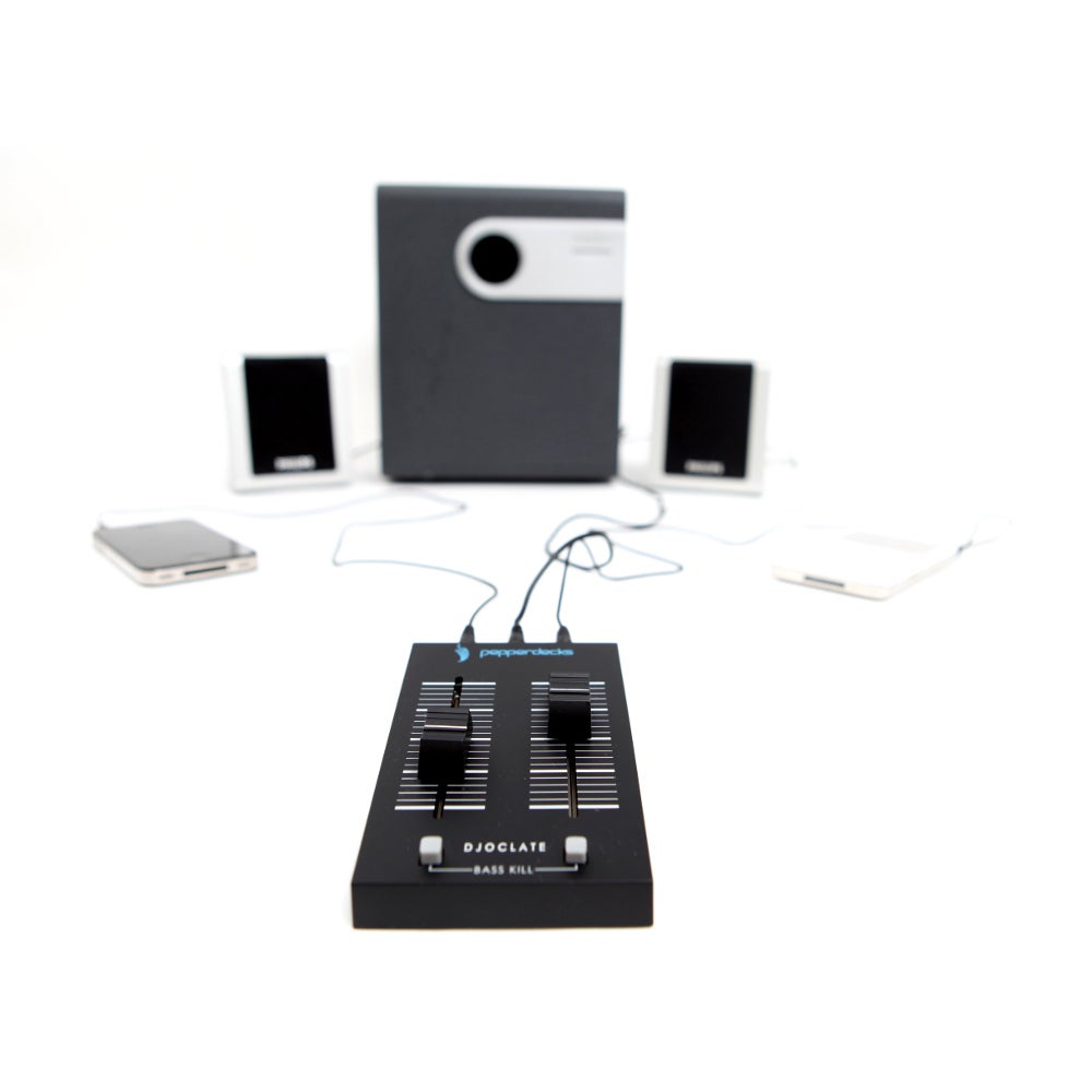 Pepperdecks DJoclate 2 kanaals audiomixer