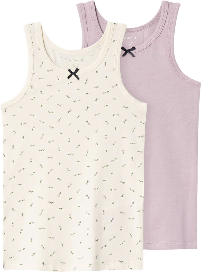 Name It NMFTANK TOP 2P BUTTERCREAM FLORAL N Buttercream