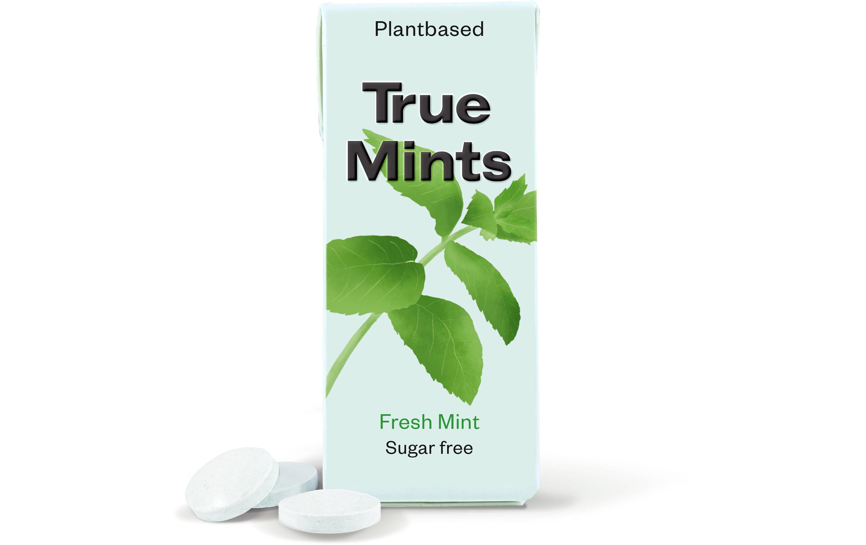 Bonbons True Mints Frische Minze 13 gWohltuende Minz-Pastillen, vegan