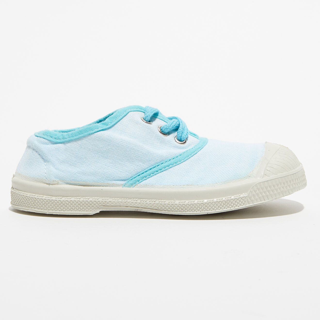 Bensimon Tennis basses  Lacet Colorpiping bleues