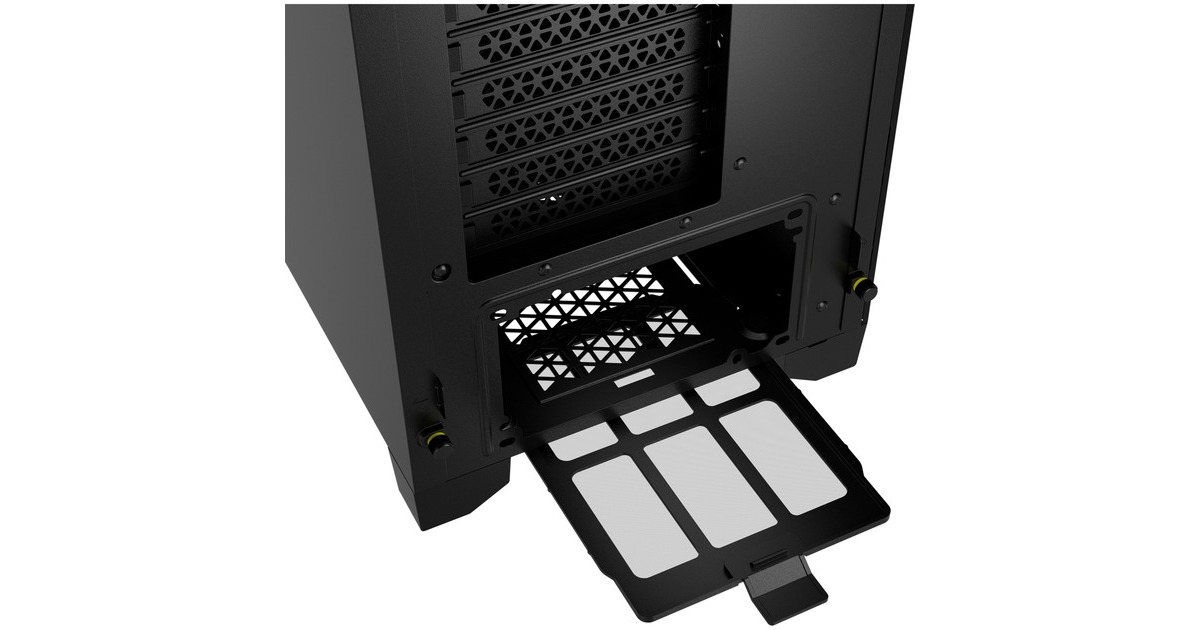 Corsair3000D Airflow RGB midi tower behuizing  (Zwart | 2x USB-A | RGB | Tempered Glass)