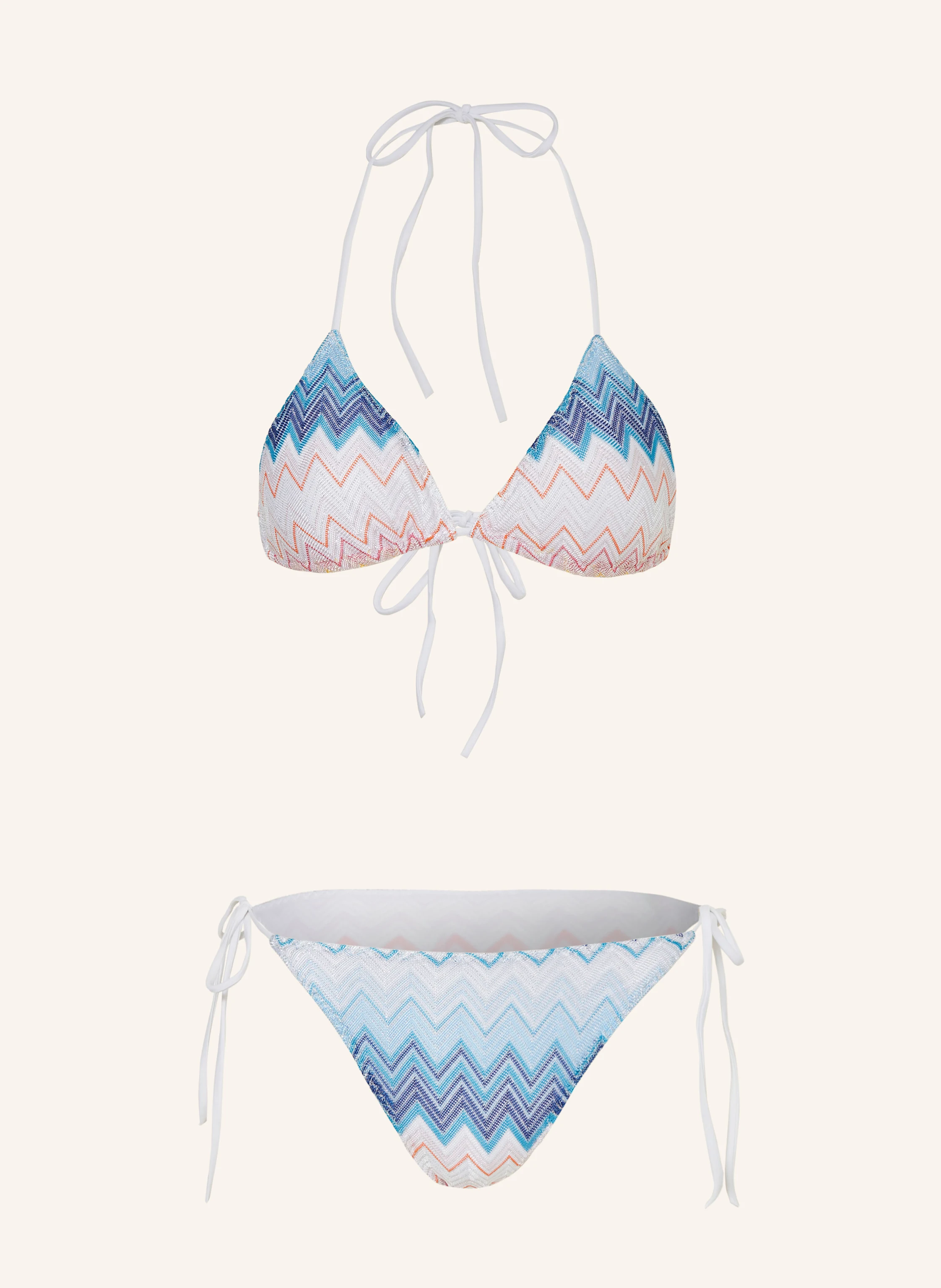 MISSONI Triangel-Bikini mit Glitzergarn
