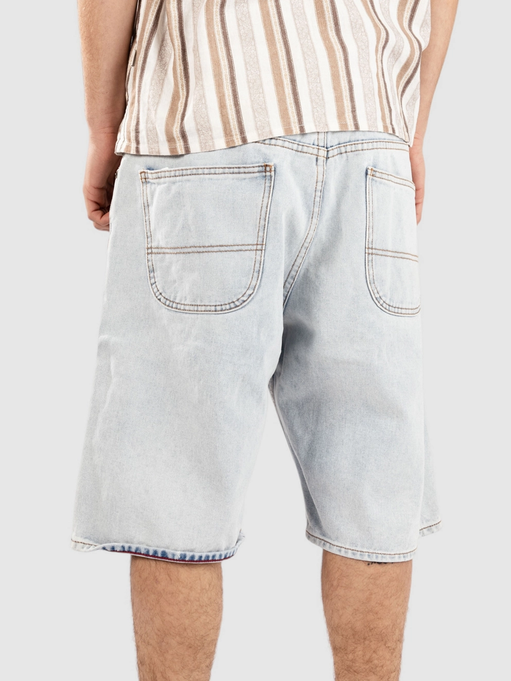 RVCA Skate Denim Shorts ash blue