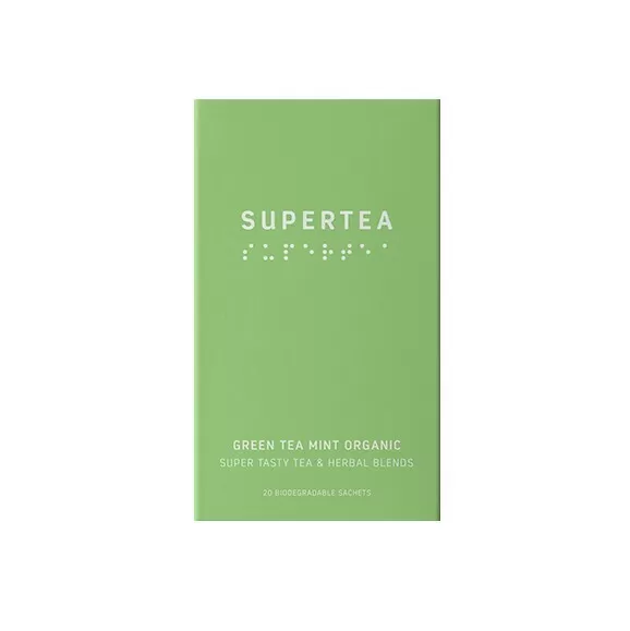 Teministeriet Supertea Green Tea Mint Organic - 20 breve