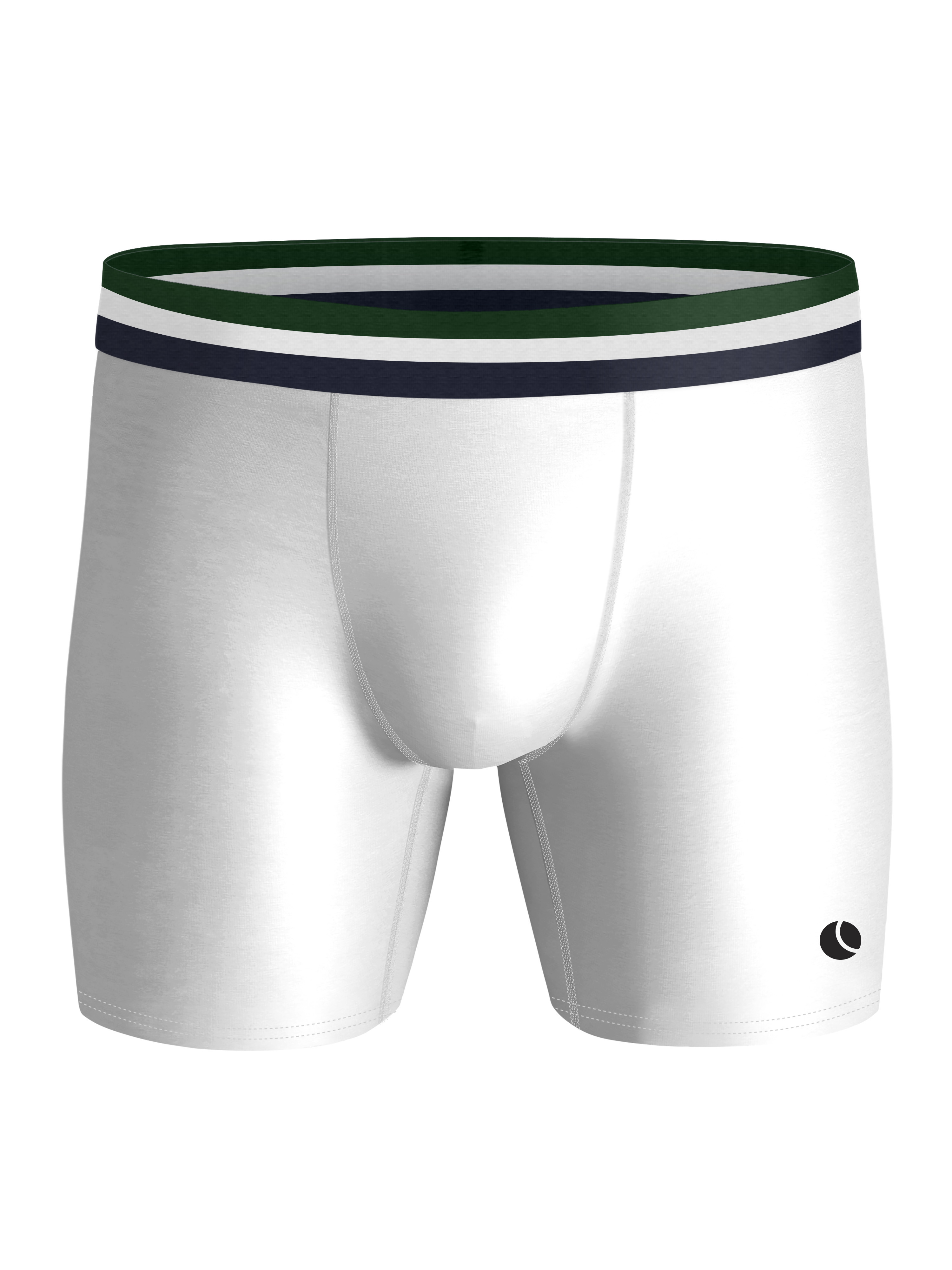 Performance Boxer 3-pack Herre MP001 - White/Navy/Green