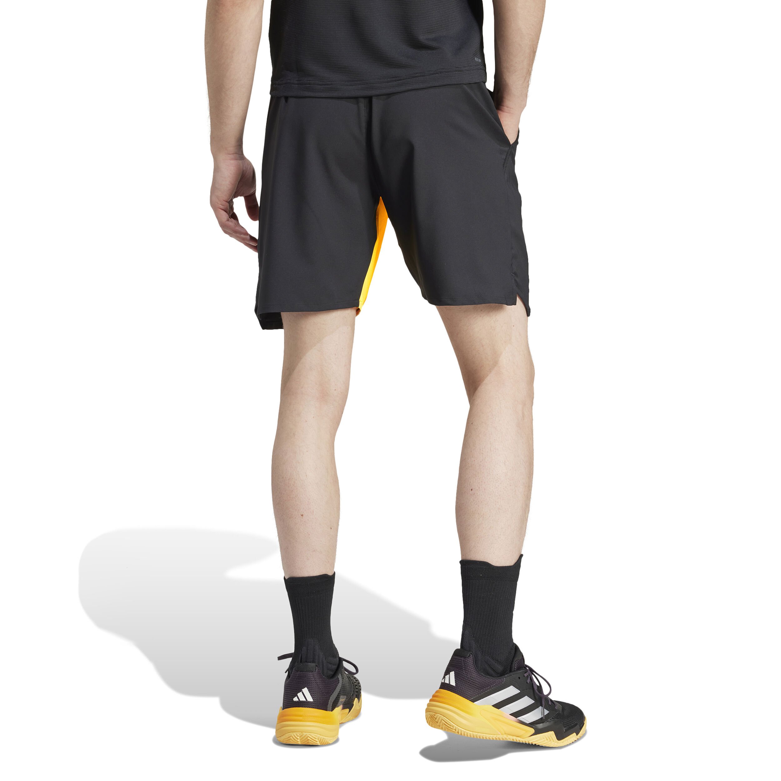 adidas Ergo 7in Shorts Hommes - Orange , Noir