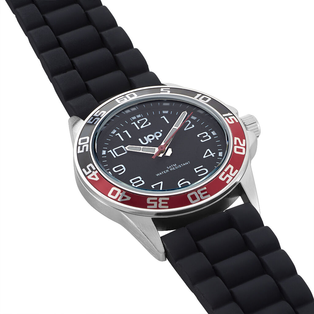Montre Upp Axel Noir Et Rouge