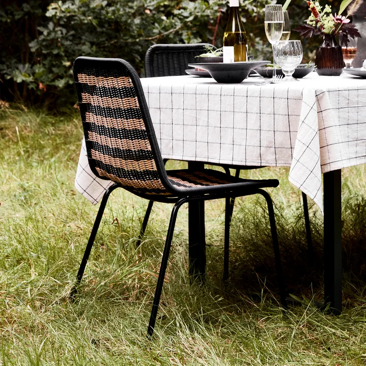 House Doctor - Hapur Dining Chair, natur / schwarz