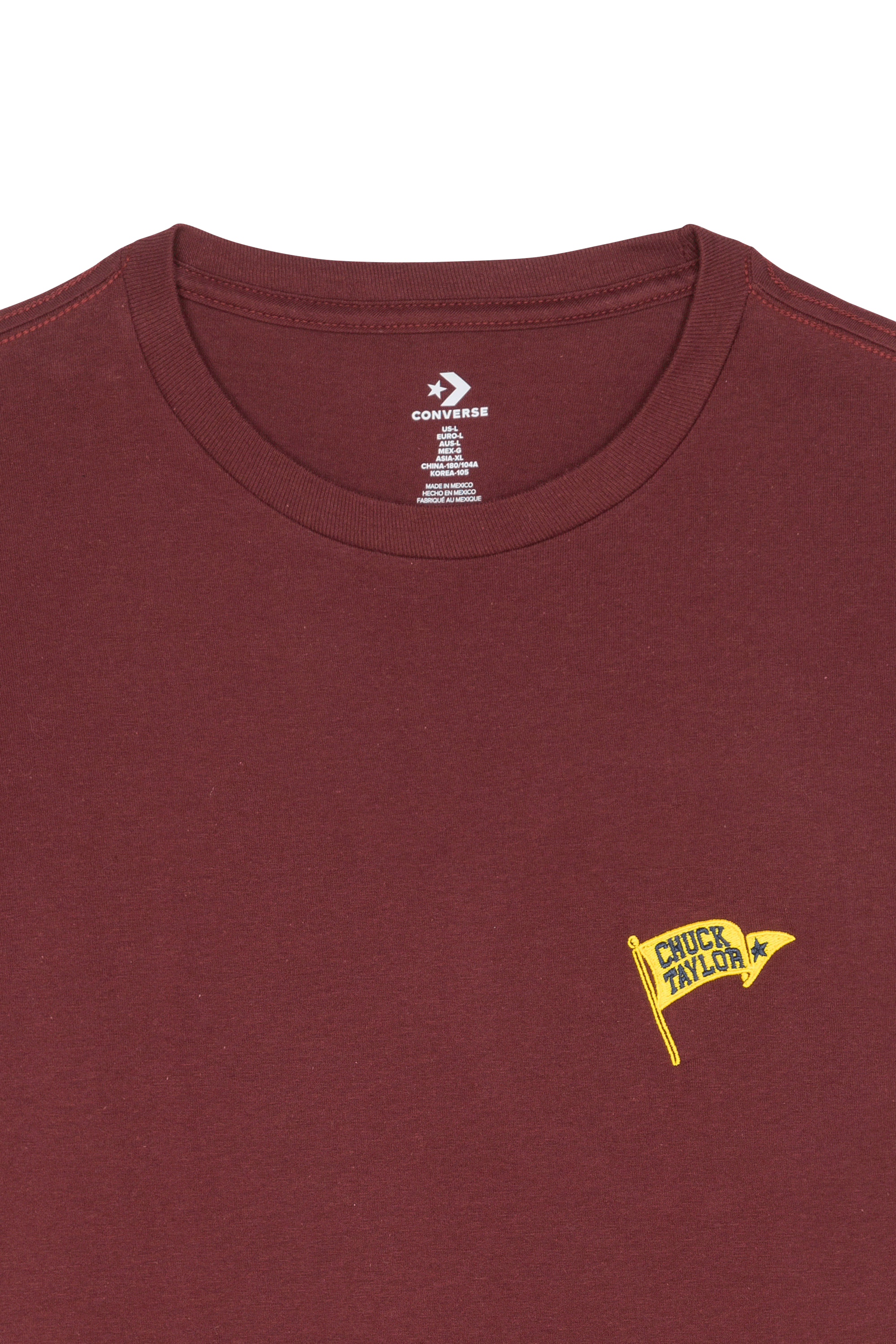 CONVERSE T-shirt RETRO FLAG  C Rouge
