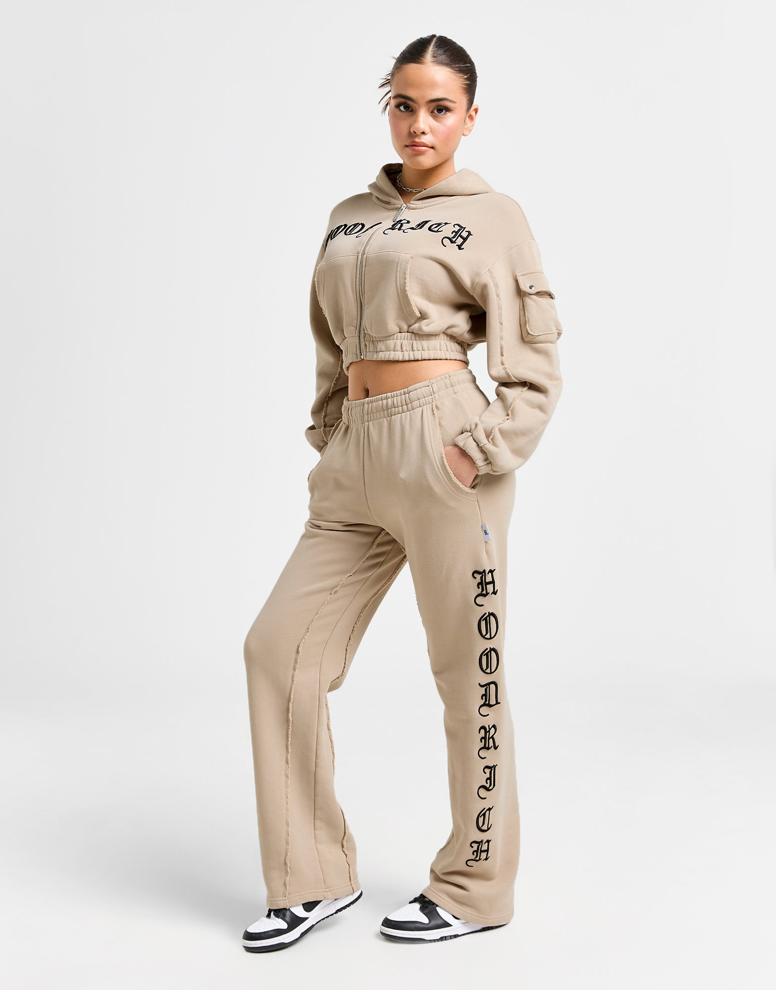 Hoodrich Pantalon de jogging Dusk Wide Leg Femme