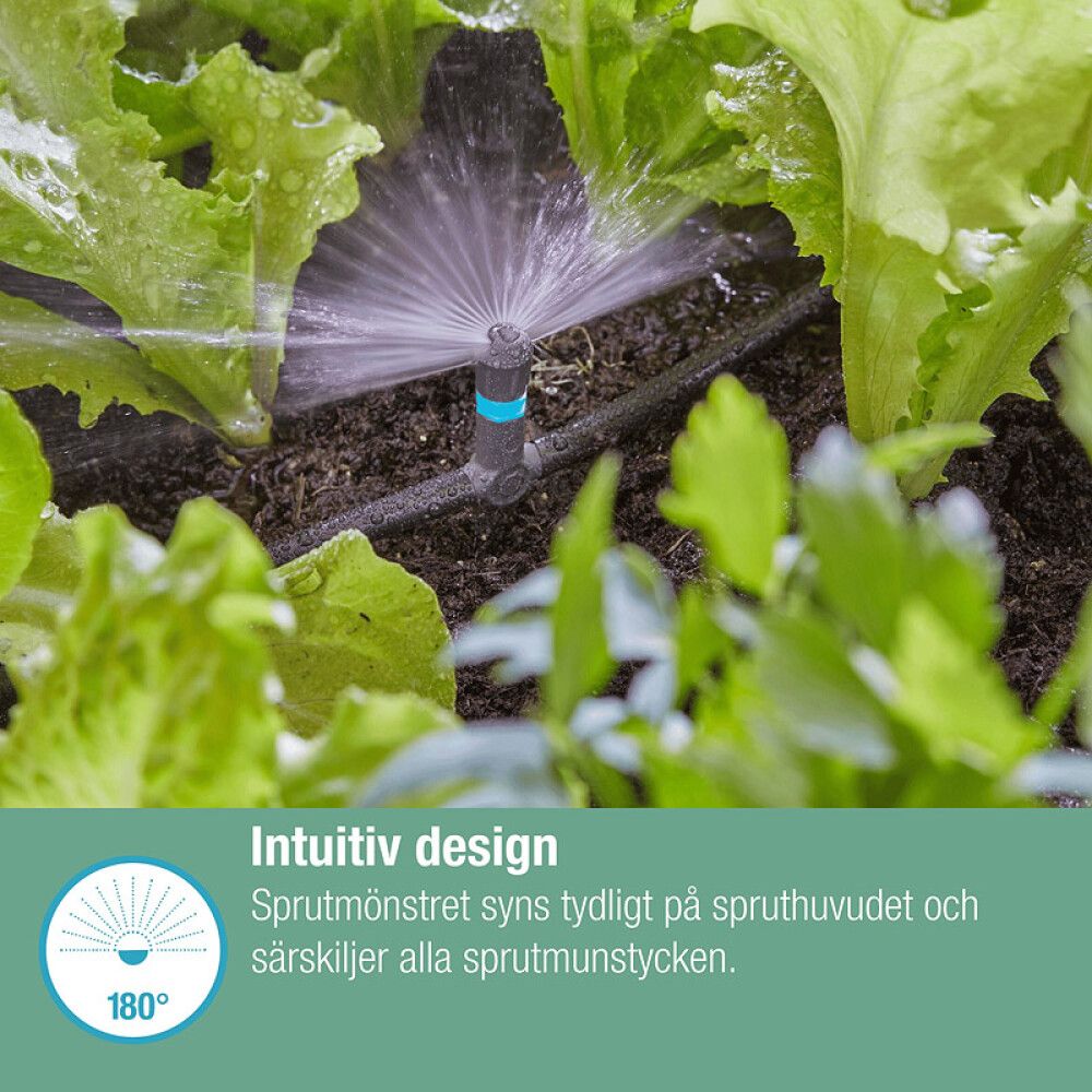 SPREDERDYSE GARDENA MICRO-DRIP-SYSTEM 180° 5PK