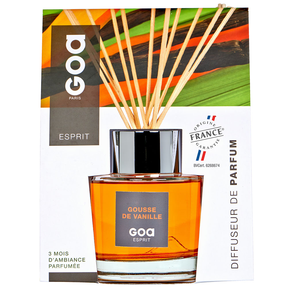 Diffuseur de parfum Esprit Gousse de vanille 200ml - GOA