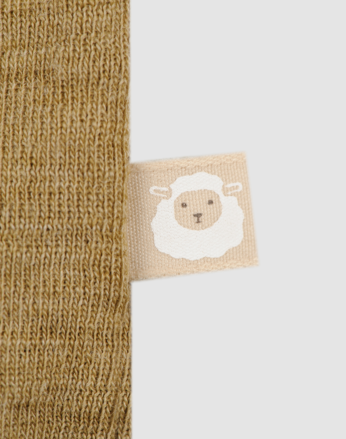 Shirt van merinowol voor baby's in Marineblauw