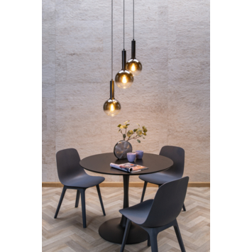Lucide hanglamp Marius 3x40W zwart