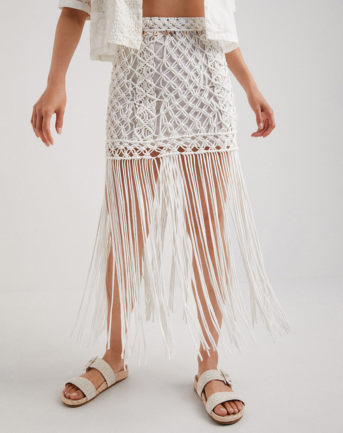 Desigual Jupe Elsa blanche