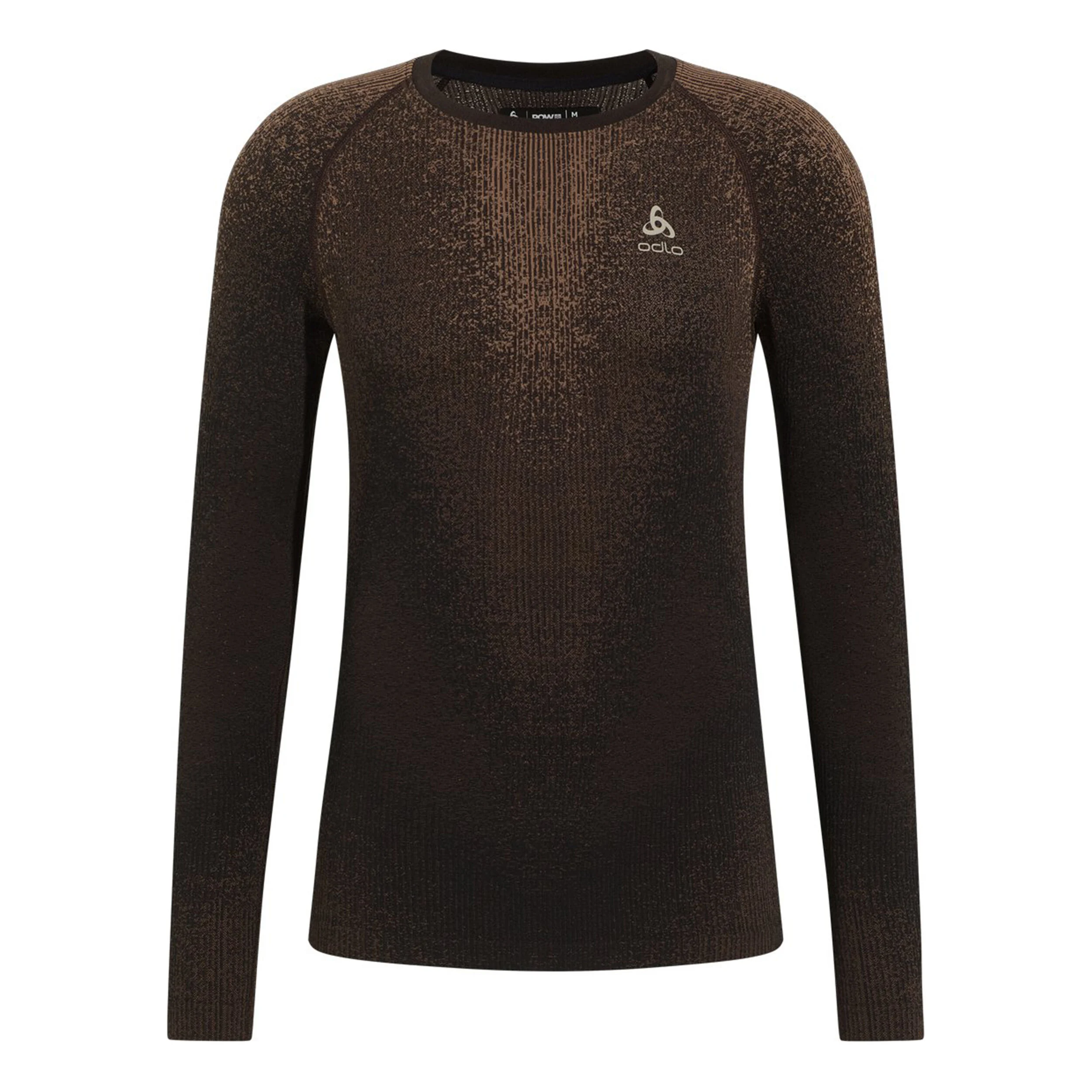 Odlo Performance Warm Blackcomb Crew Neck Maillot De Corps Hommes - Marron