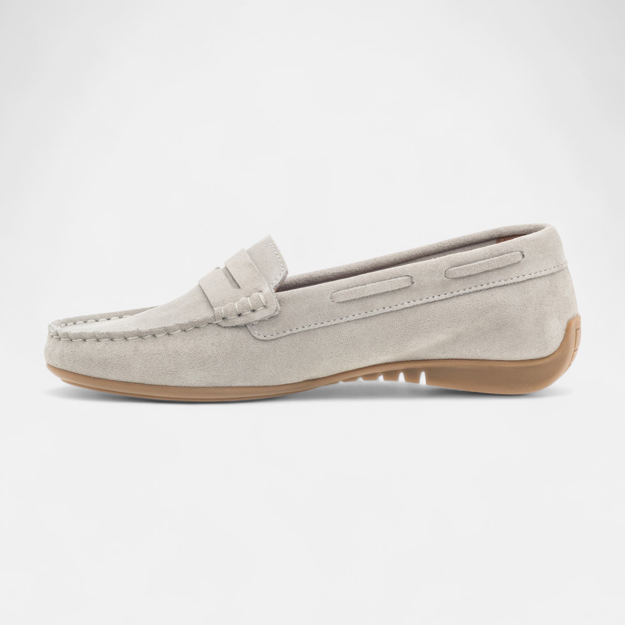 Mocassins Femme en cuir beige