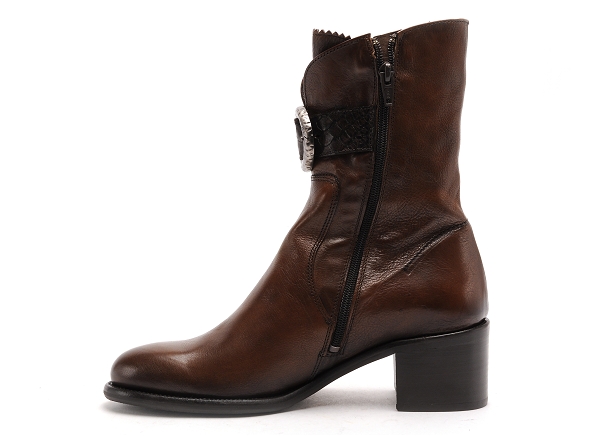 Muratti boots bottine talons femme rosureux marron