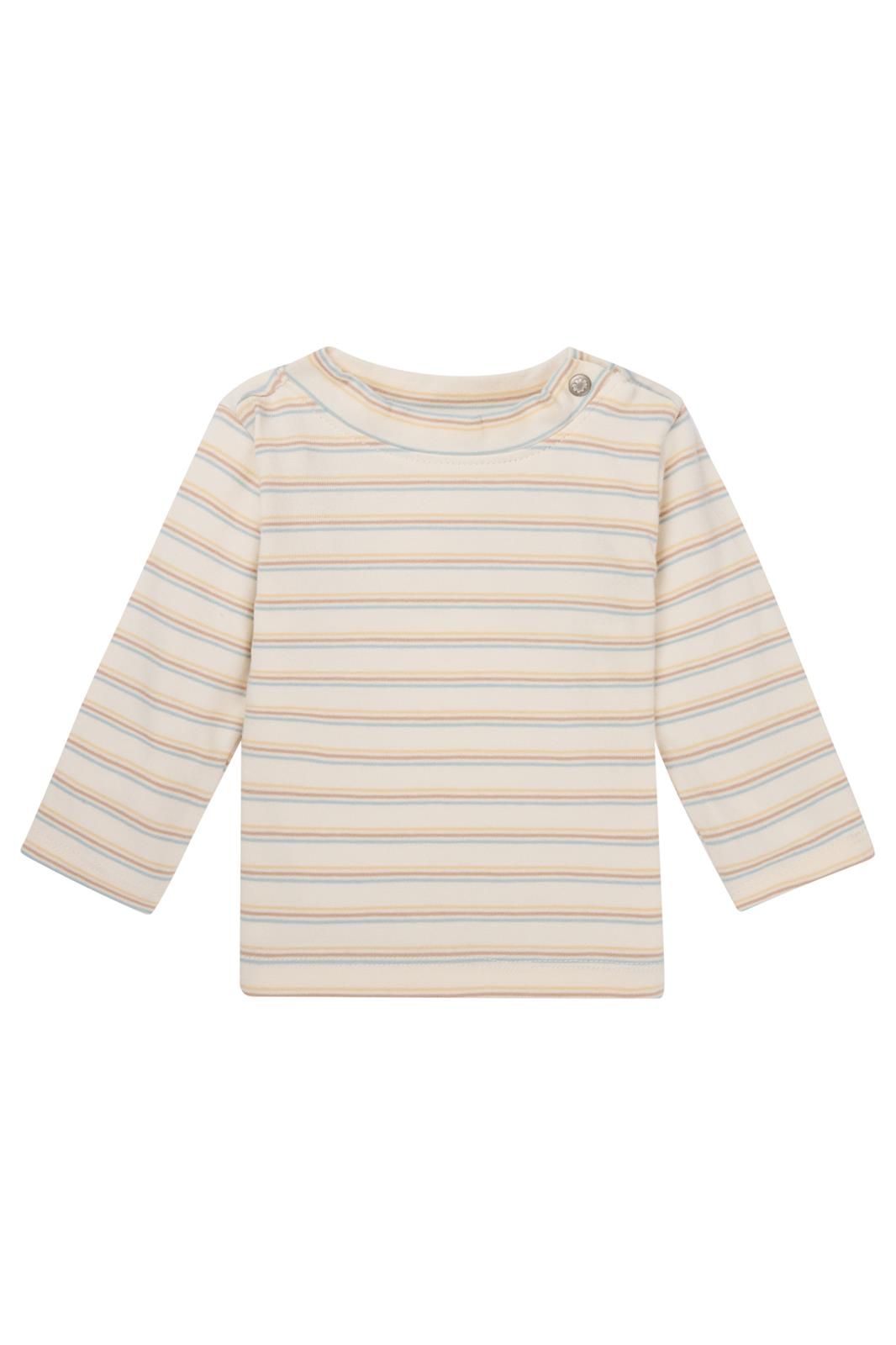 Noppies Newborn Longsleeve Owings - Stripe pattern Off white