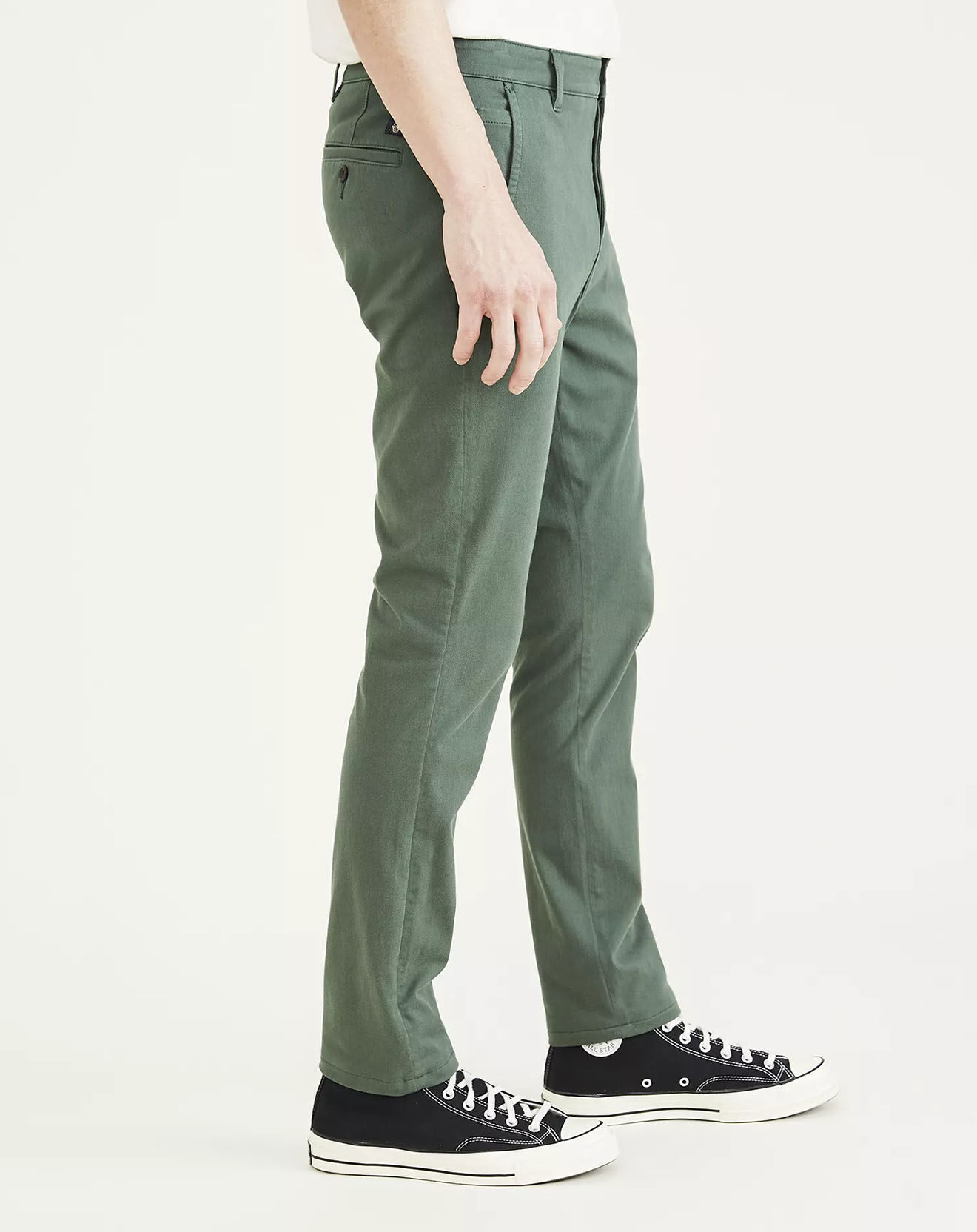 Dockers Pantalon Smart Supreme Flex Skinny vert moyen