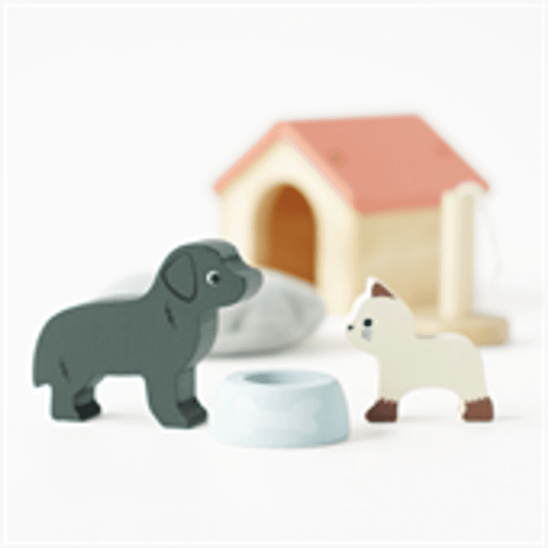 Le Toy Van Hund og Katt, Dukkehustilbehør i tre