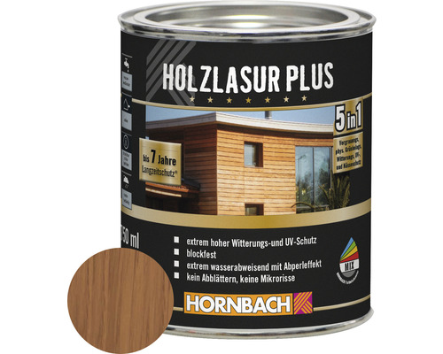 HORNBACH Houtbeits Plus Teak 750 ml