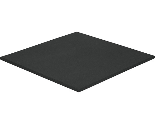 Fitness/Sportmat 100 x 100 x 2 cm Rubber Zwart