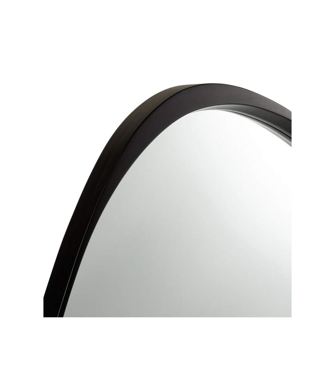 Paris Prix - Miroir Mural En Verre Design giles 99cm Noir