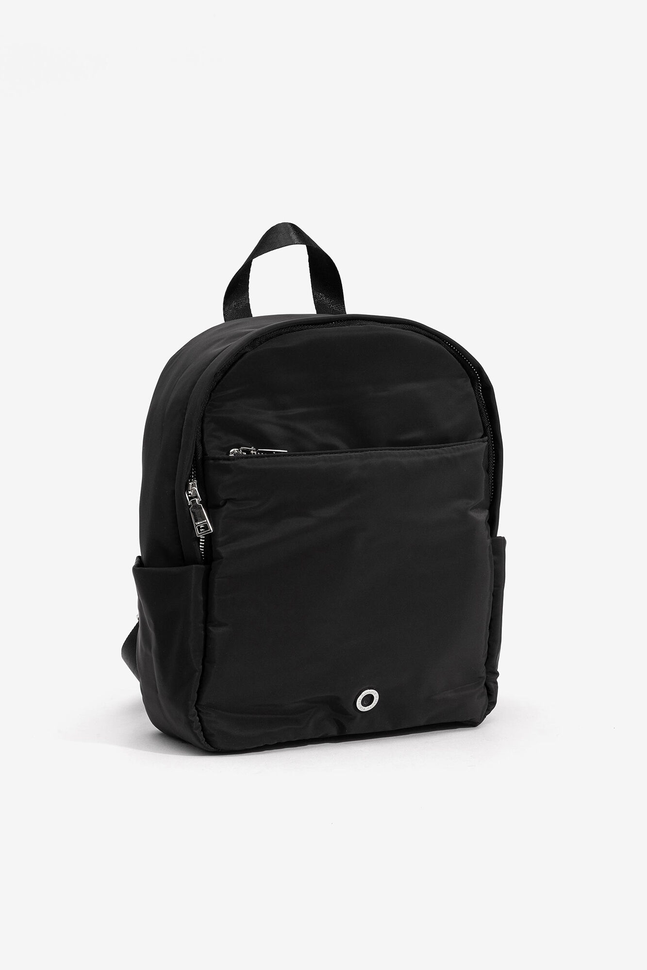 Bolsa acolchoada de nylon - preta