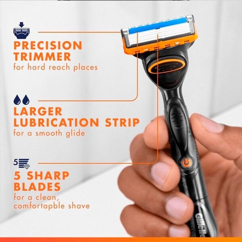 Gillette Fusion5 Power - Scheermesjes - 4 Mesjes