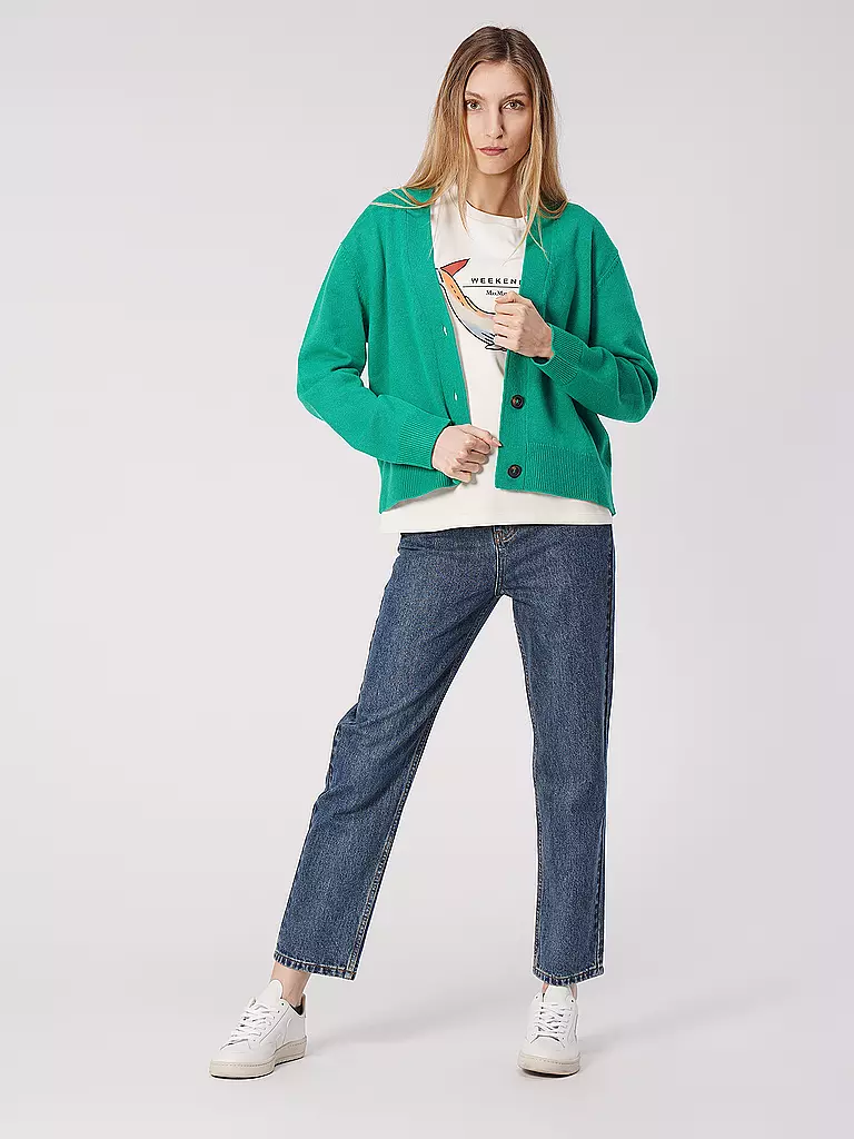 SELF-PORTRAIT Jeans Straight Fit blau