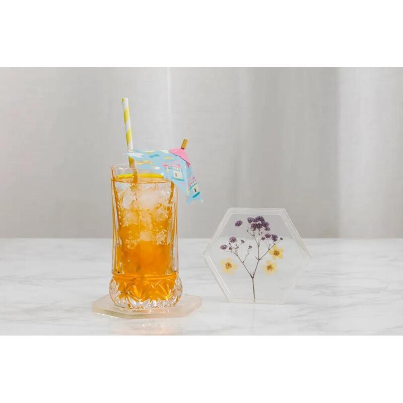 FLEURS SÉCHÉES PRÉSSÉES, Pochette de 10 pièces - Lavande