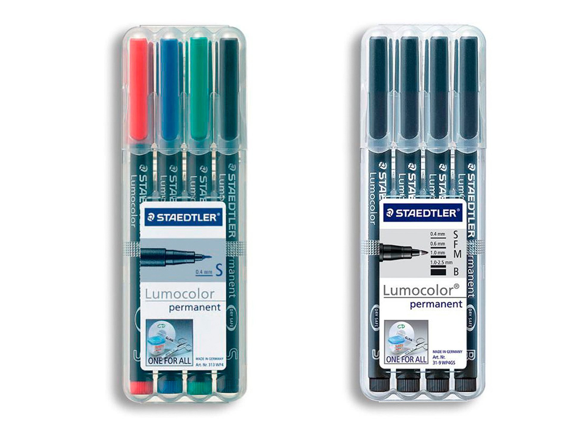 Staedtler Lumocolor permanent, Set