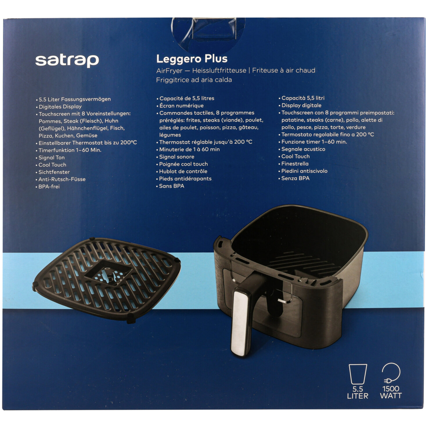 satrap AirFryer Leggero Plus