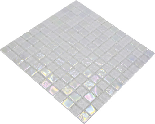 Glasmozaïek CM S100 vierkant Kristalmix Schelp MYSTIC 25, 30,4x30,4cm