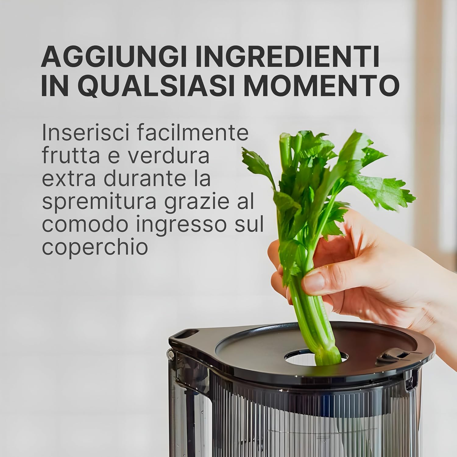Hurom | Entsafter H330P – gesünder, schmackhafter und verschwendungsfreier Saft, langsame Kompressionstechnologie, vielseitig, leicht zu reinigen, hohe Effizienz, Charcoral