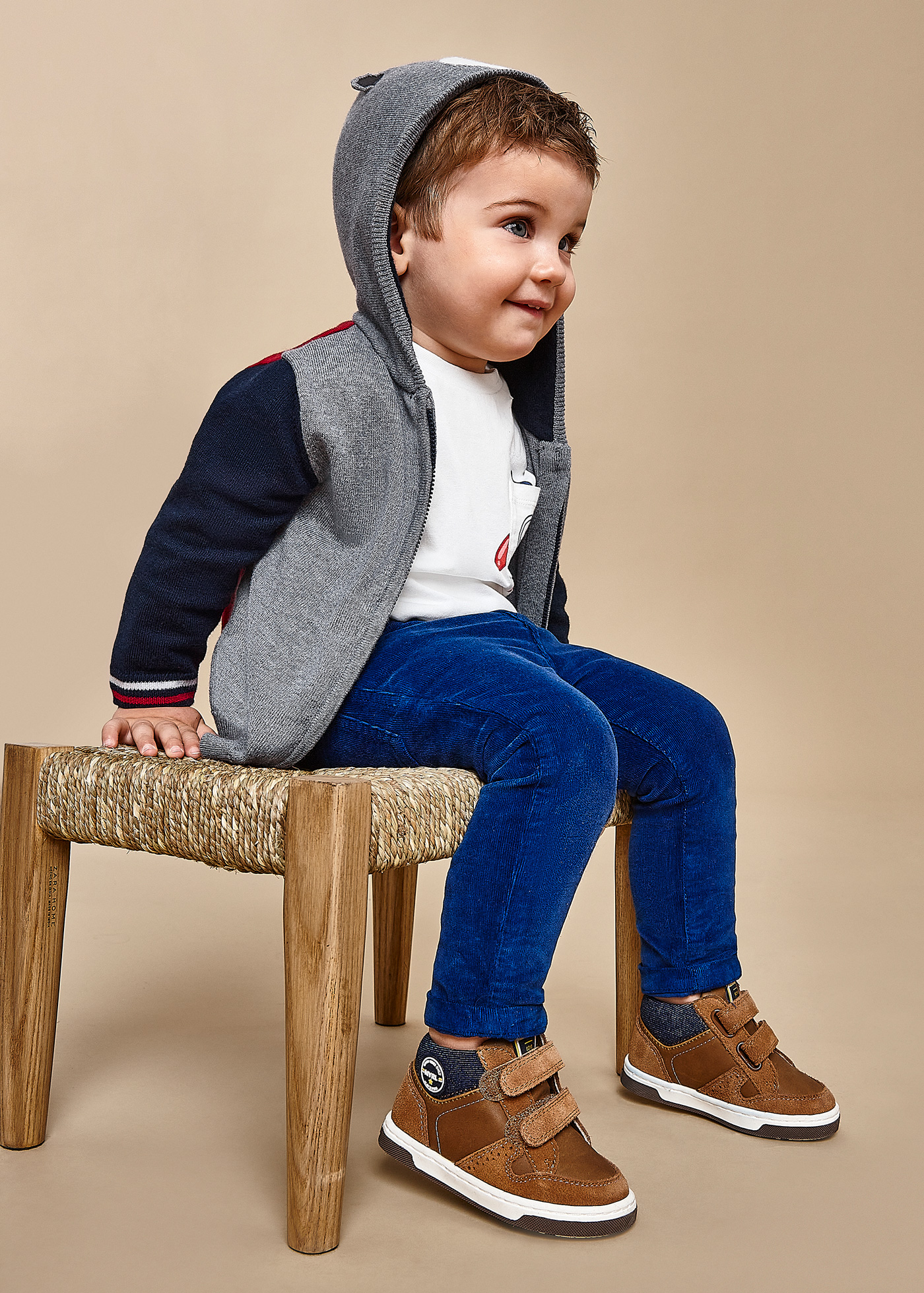 Calças de veludo cotelê para bebês da Better Cotton