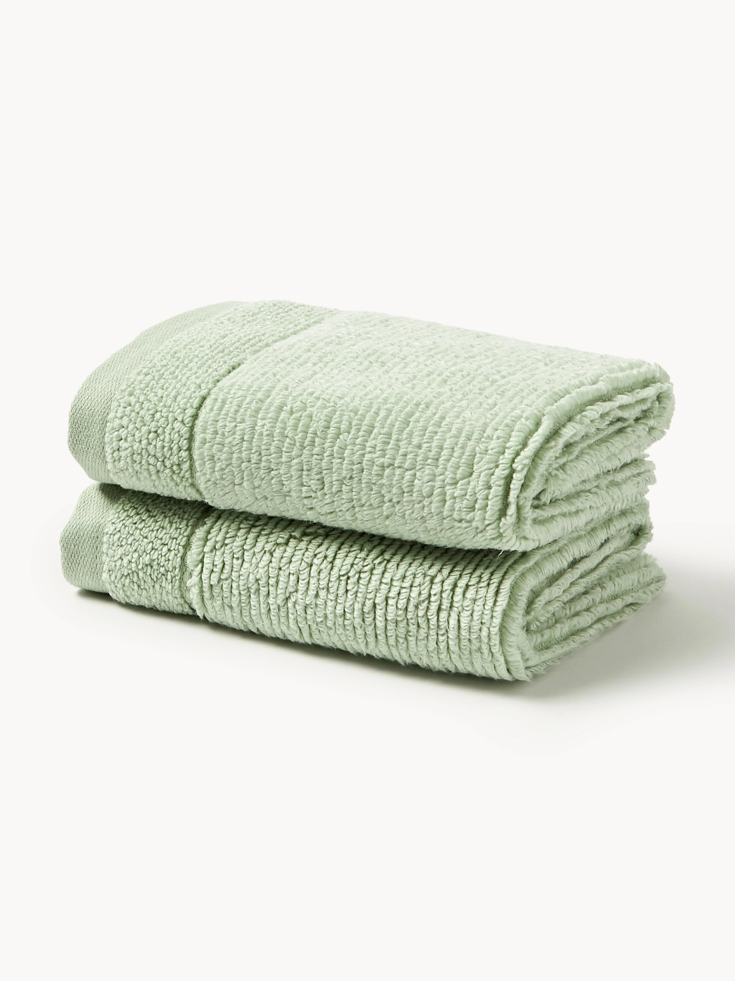 Handdoek Luxe met gestreepte rand, in verschillende formaten