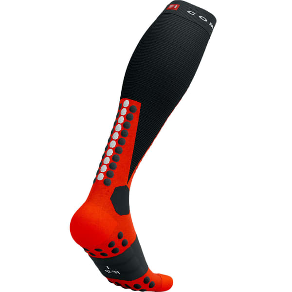 Chaussette compression COMPRESSPORT SKI MOUNTAINEERING FULL SOCKS BLACK/CORE RED