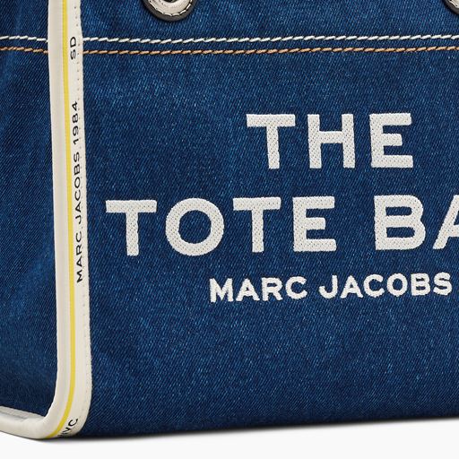 Marc Jacobs The Denim Chain Small Tote Bag, Dark Wash